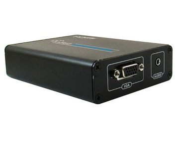 LENKENG-LKV385 HDMI to VGA and 3.5mm Audio Converter HD Converter HDMI转VGA高解析度视频转换器產品圖