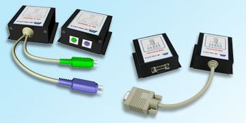 YD-VGA-UTP-P PS/2 & VGA訊號延長器(UTP) VGA to UTP Extender Pigtail產品圖