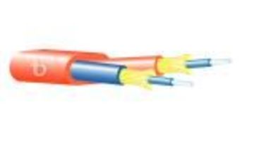Teldor-95F09FF02C Fiber Optic Flat Duplex HFFR Cable 低煙無鹵2芯緊式室內光纖電纜產品圖
