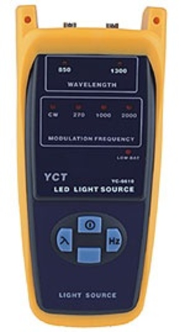 YC-6610 LED FIBER OPTICAL LIGHT SOURCE LED 850/1300 nm (MM)多模光纖光源錶產品圖