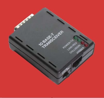 YD-10B5TTP 乙太網絡10Base-T轉10Base-5轉換器, Ethernet 10Base-T(RJ45) / 10Base-5(DB15) Transceiver產品圖