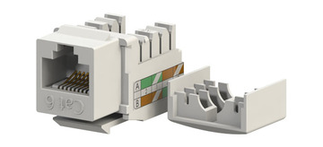 YD-504D CAT 6 UTP 無遮蔽式RJ45無焊錫模組90度 資訊插座產品圖