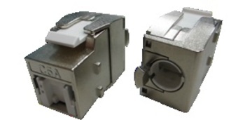 YD-504S-P6A CAT 6A STP Keystone內推式防塵蓋免工具型180度資訊插座產品圖