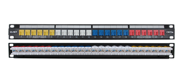 YD-508-24K-C5EP 19吋CAT5e跳線面板內推式防塵蓋板產品圖