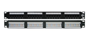 YD-508-24M 19吋CAT5e PCB型跳線面板