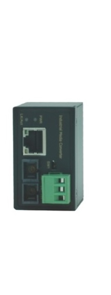 YEIDA DR001E 1埠10/100BaseT to 100BaseF 工業級乙太網路光電交換器/轉換器產品圖