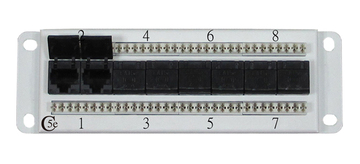 YD-H508-8-02 8Ports洞洞式網路分線板產品圖
