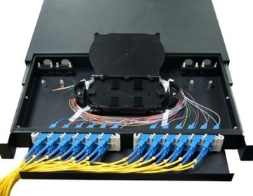 ODF-RS12-A45 Fiber Optic Patch Panel(Slidable type) 光纖机架箱-抽拉式產品圖