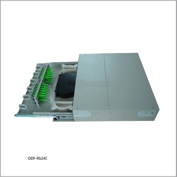 ODF-RS24C(12, 24, 48, 96 ,120,144C) Slidable ODF – C series 抽拉式配线箱 – C系列（带透明前门）產品圖