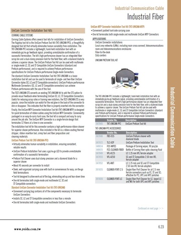 CORNING-UniCam Connector Installation Tool Kits. 康寧光纖跳線製作工具