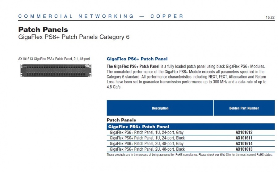 Belden-CAT5E CAT6 Patch Panels Labels 電腦網路跳接面板 標籤產品圖